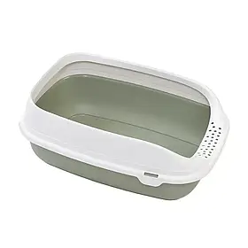 Туалет для котів з рамкою BETA PLUS MINI Сірий 43*31*16