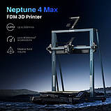 3Д-принтер Elegoo Neptune 4 Max, 420*420*480мм, 500мм/с, H300°C, B85°C, 4.3" Touch Screen, USB, LAN, Wi-Fi, Accelerometer, фото 3