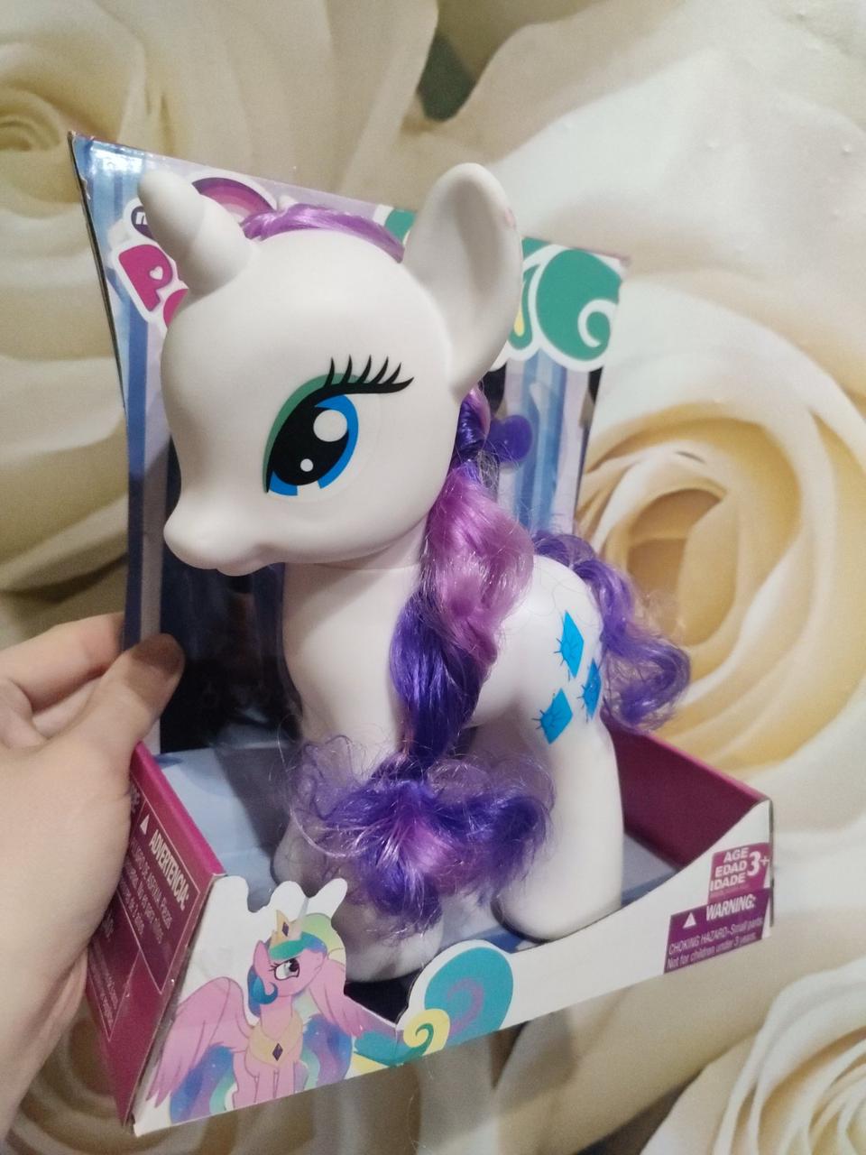 Велика фігурка Поні Раріті My Pony Rarity 22 см висота, фото 1