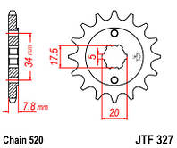 Звезда передняя JT JTF327.14