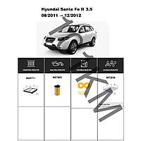 Комплект фільтрів Hyundai Santa Fe II 3.5 (2011-2012) WIX