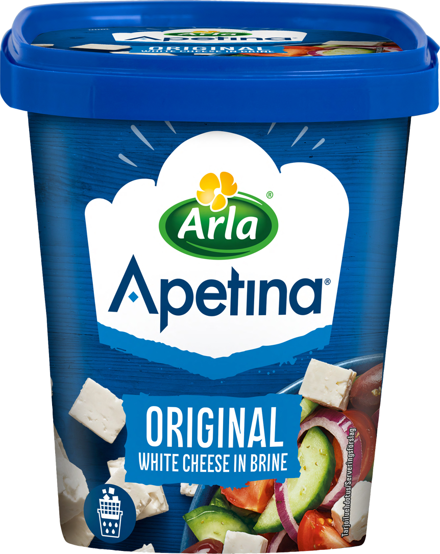 Оригінальний білий сир в розсолі Arla Apetina 410 г, фото 1