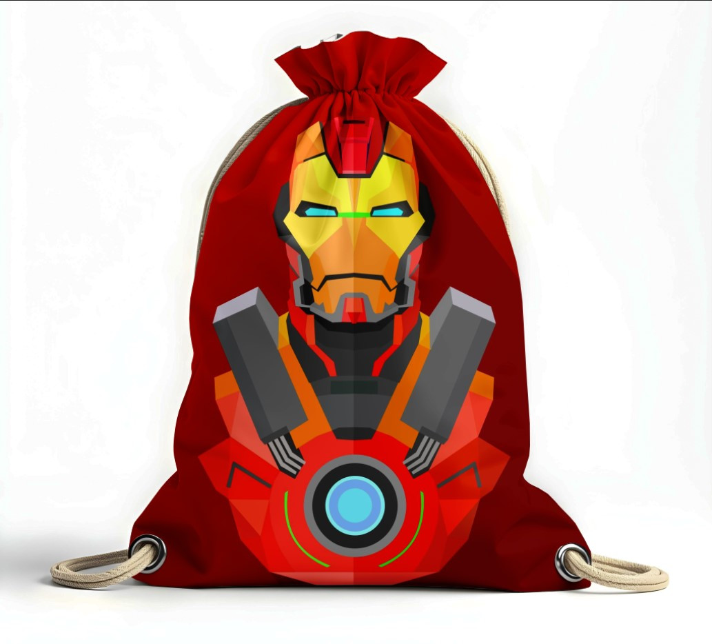 Рюкзак мішок "Марвел MARVEL айронмен залізна людина арт", фото 1