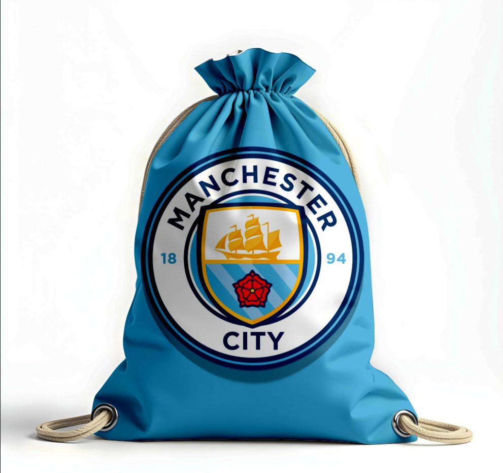 Рюкзак мішок "Манчестер сіті футбол емблема лого спорт 2", фото 1