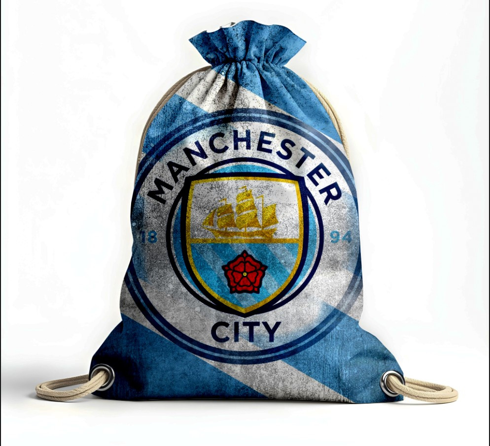 Рюкзак мішок "Манчестер сіті футбол емблема лого спорт 1", фото 1