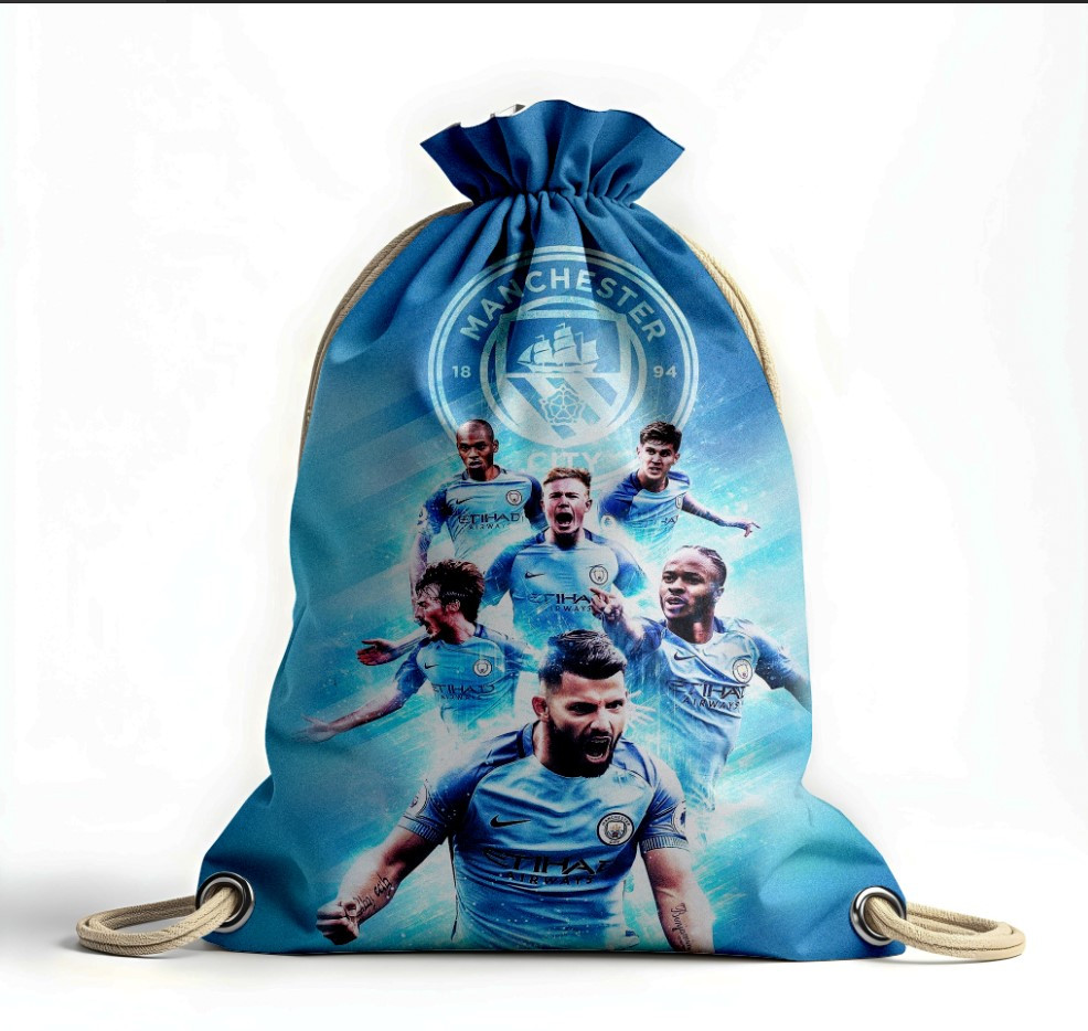 Рюкзак мішок "Манчестер сіті футбол гравці клуб команда 1", фото 1