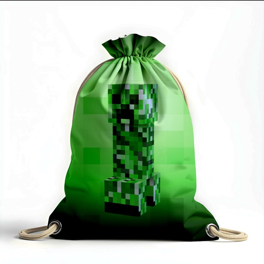 Рюкзак мішок "Майнкрафт Minecraft гра фільм кріпер", фото 1