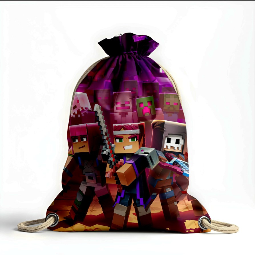 Рюкзак мішок "Майнкрафт Minecraft гра фільм воїни 2", фото 1