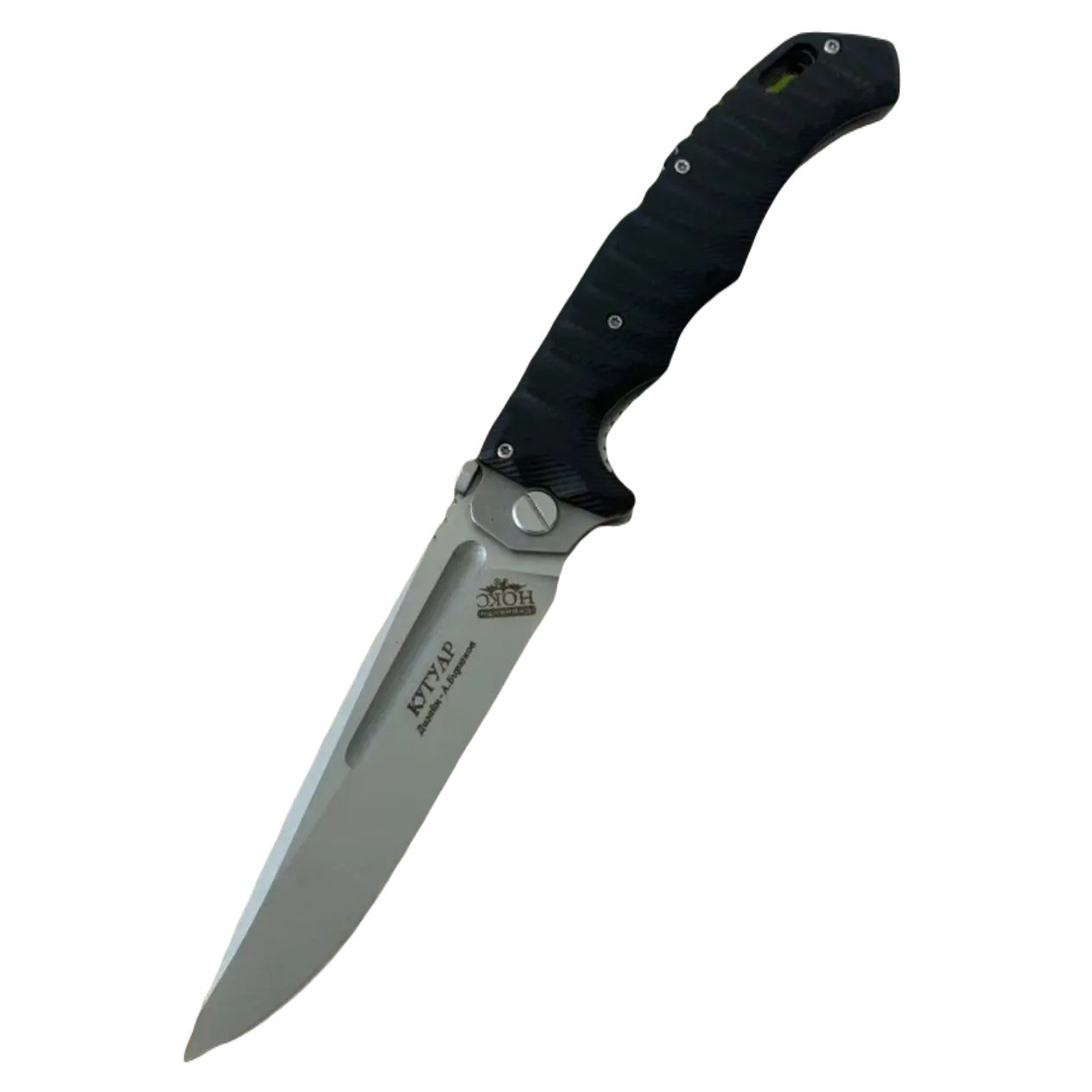Розкладний ніж Нокс Кугуар 26см Black (7_02177)