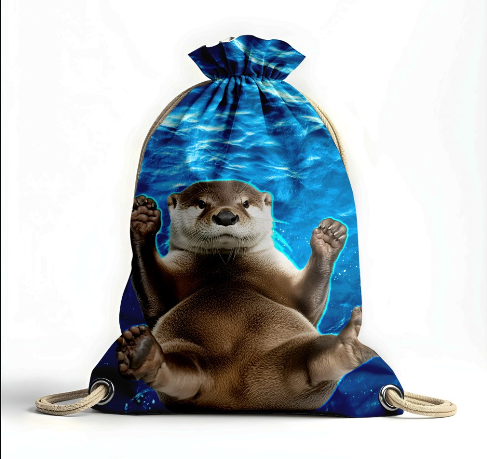 Рюкзак мішок "Лонтра калан море погляд", фото 1