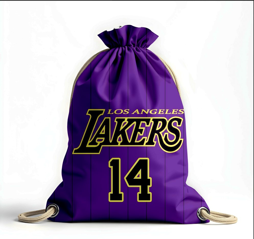 Рюкзак мішок "Лейкерс клуб спорт бакетбол номер форма 14", фото 1
