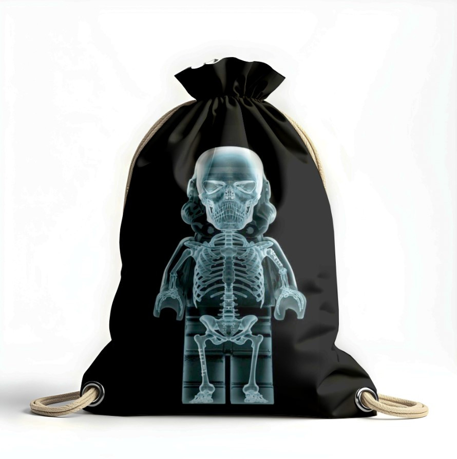 Рюкзак мішок "Лего персанаж скелет рентген", фото 1