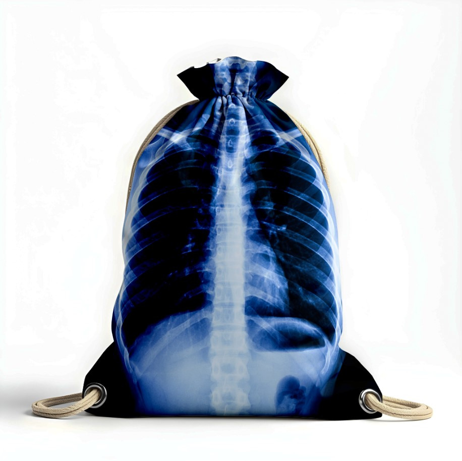Рюкзак мішок "Легені анатомія геловін рентген 1", фото 1