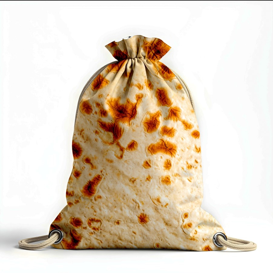 Рюкзак мішок "Лаваш хліб текстура 3", фото 1