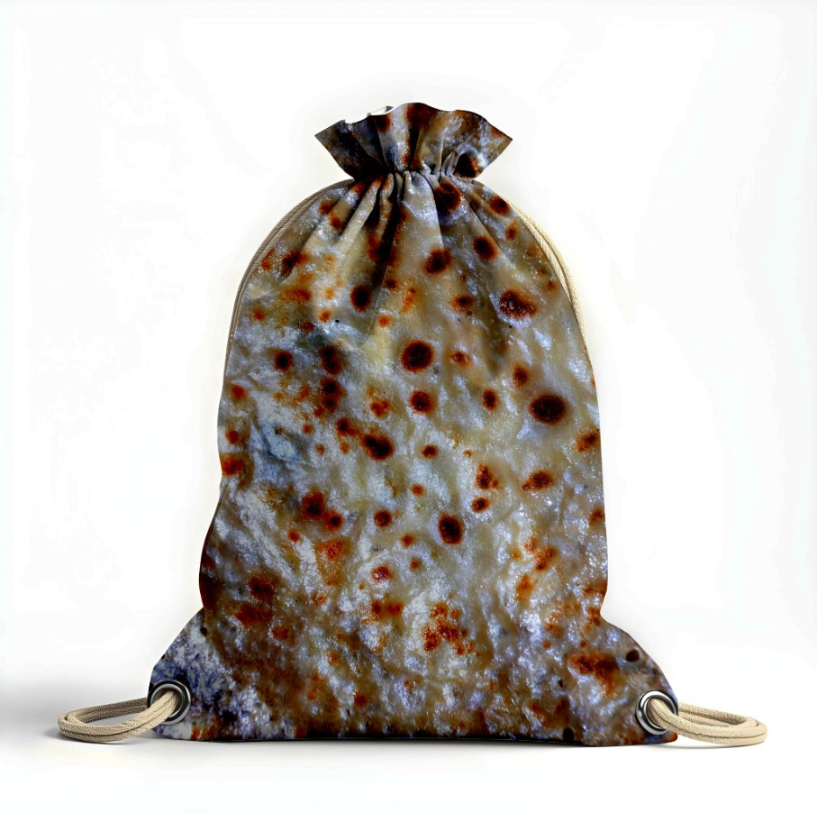 Рюкзак мішок "Лаваш хліб текстура 1", фото 1