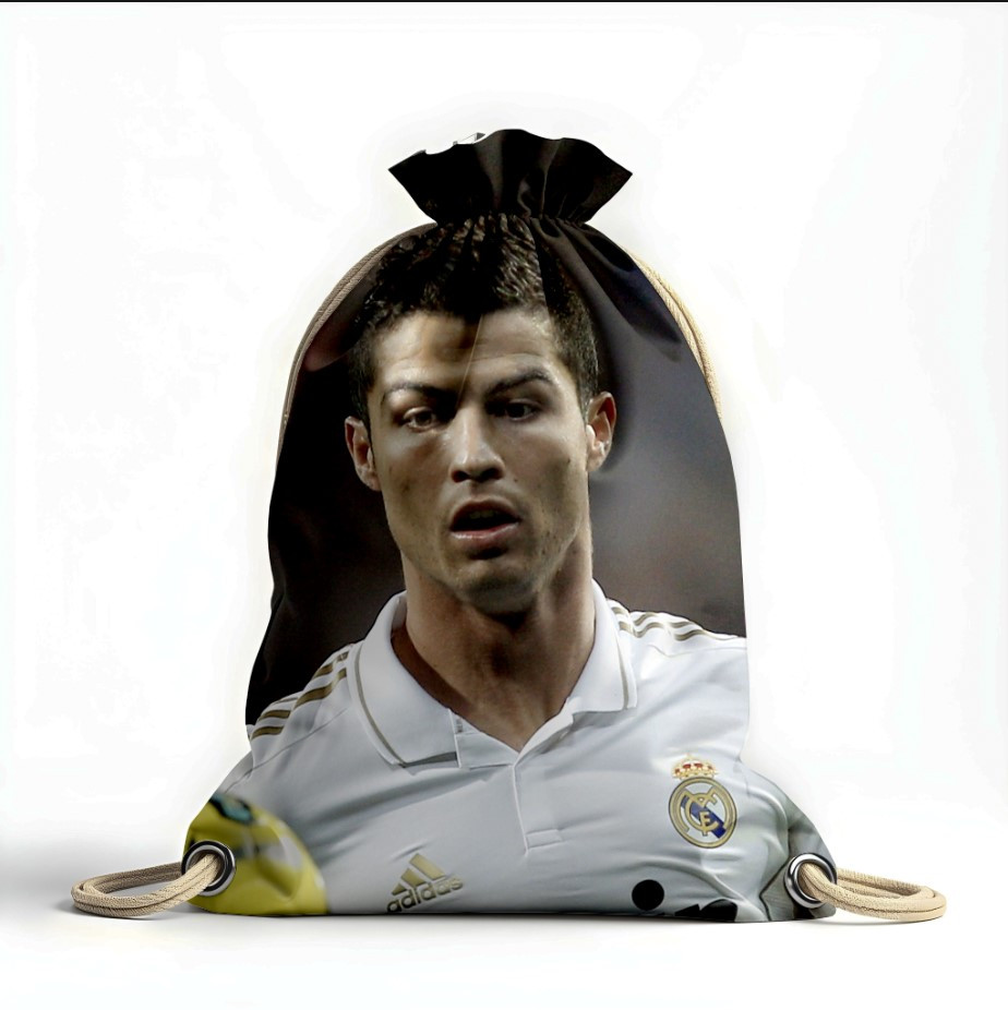 Рюкзак мішок "Кріштіану роналду футбол гравець зірка 4", фото 1