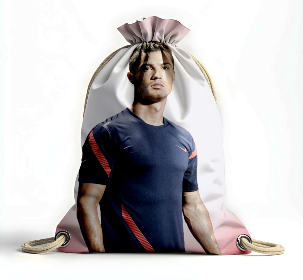 Рюкзак мішок "Кріштіану роналду футбол гравець зірка 2", фото 1