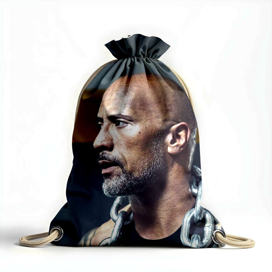 Рюкзак мішок "Дуейн Джонсон актор 3", фото 1