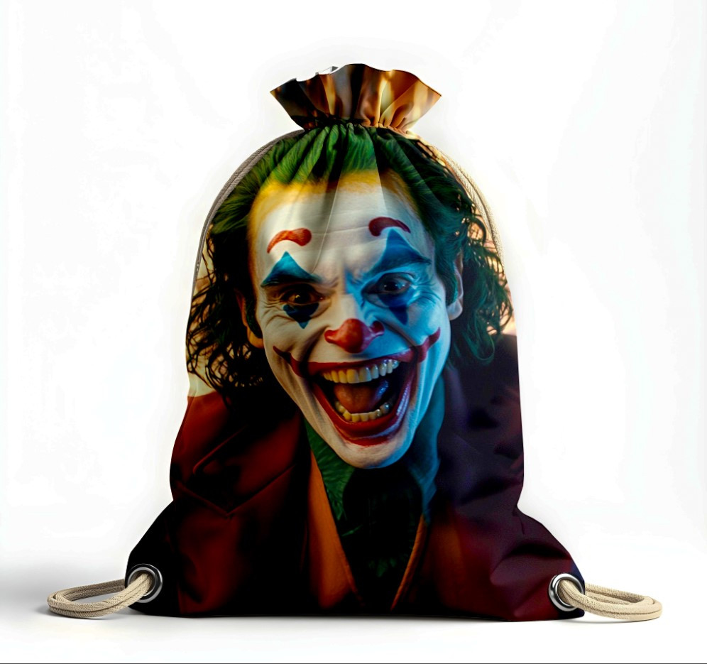 Рюкзак мішок "Джокер сміх персонаж фільм", фото 1
