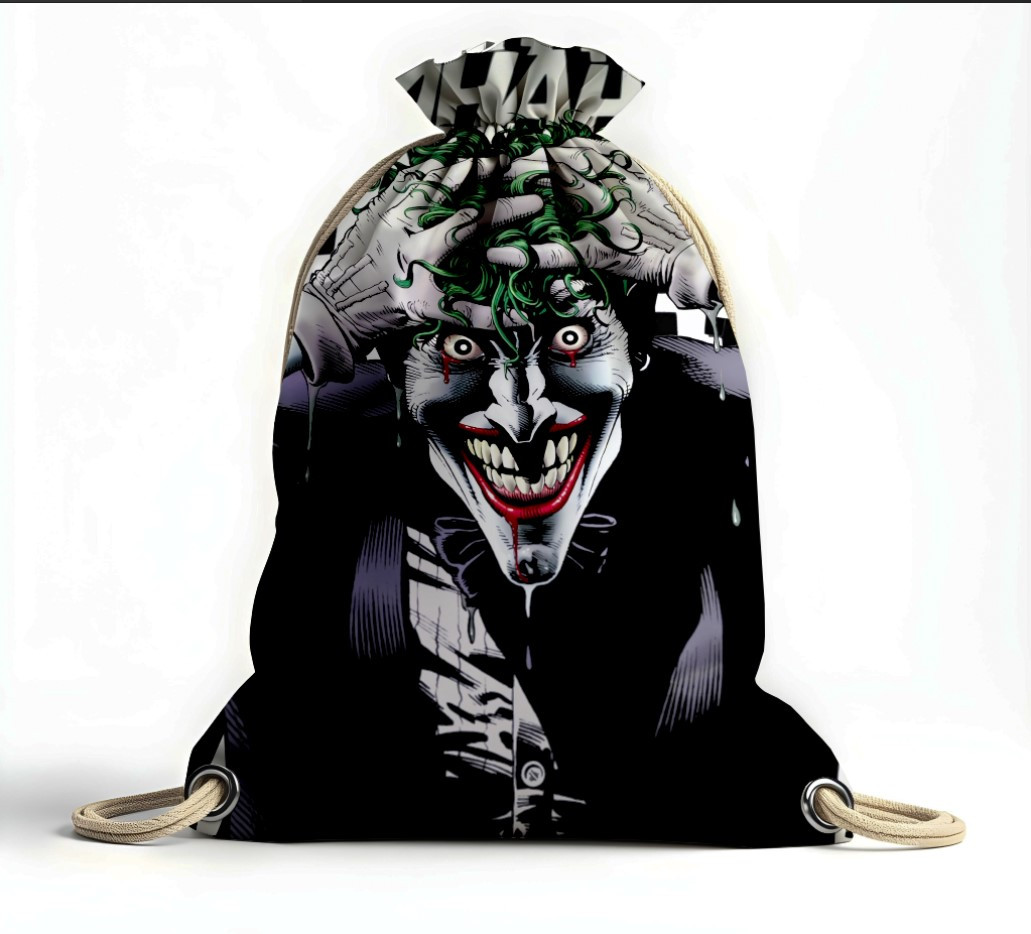 Рюкзак мішок "Джокер арт комікс аніме", фото 1