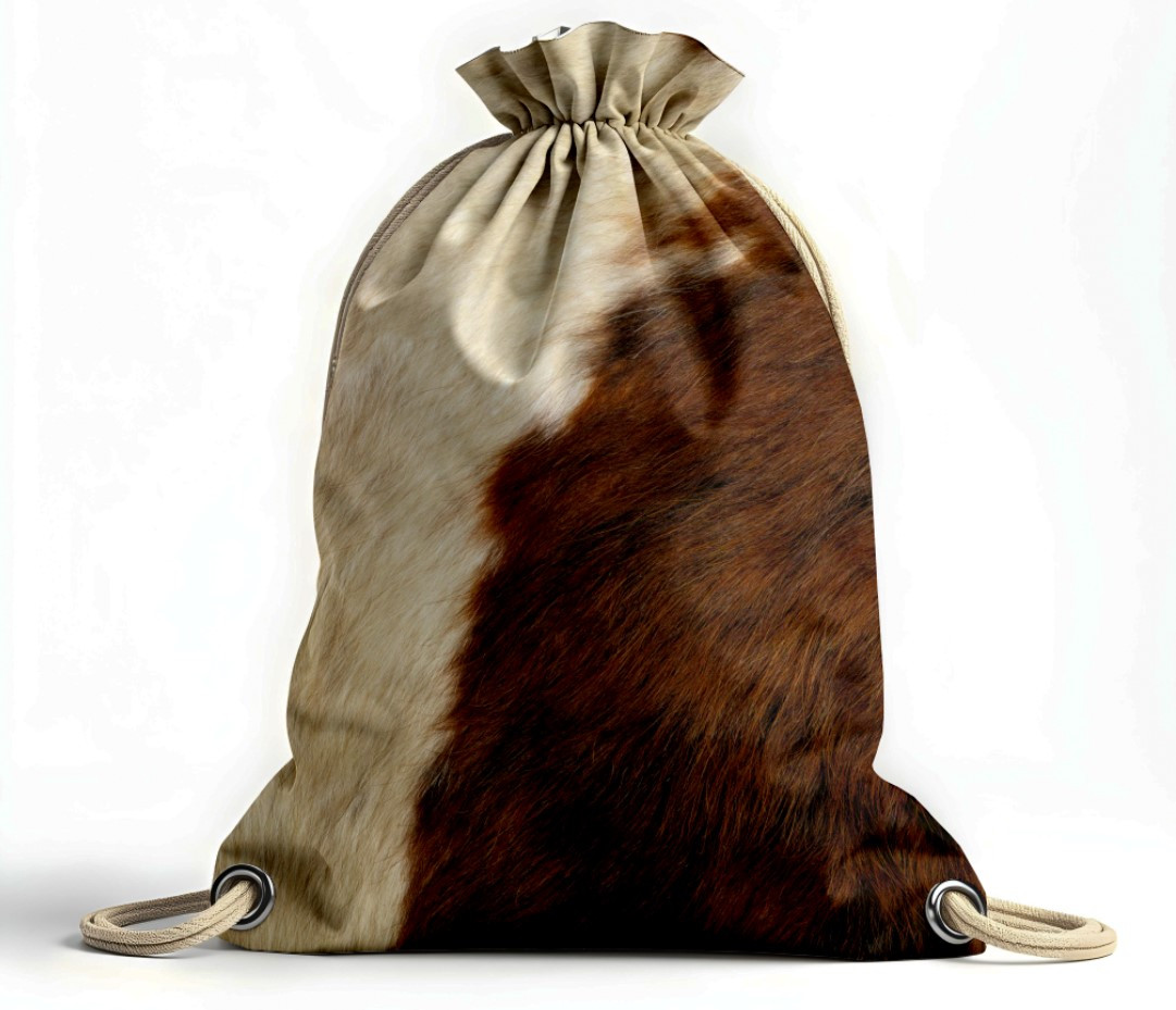 Рюкзак мішок "Вовна хутро шкіра тварин волося 2", фото 1