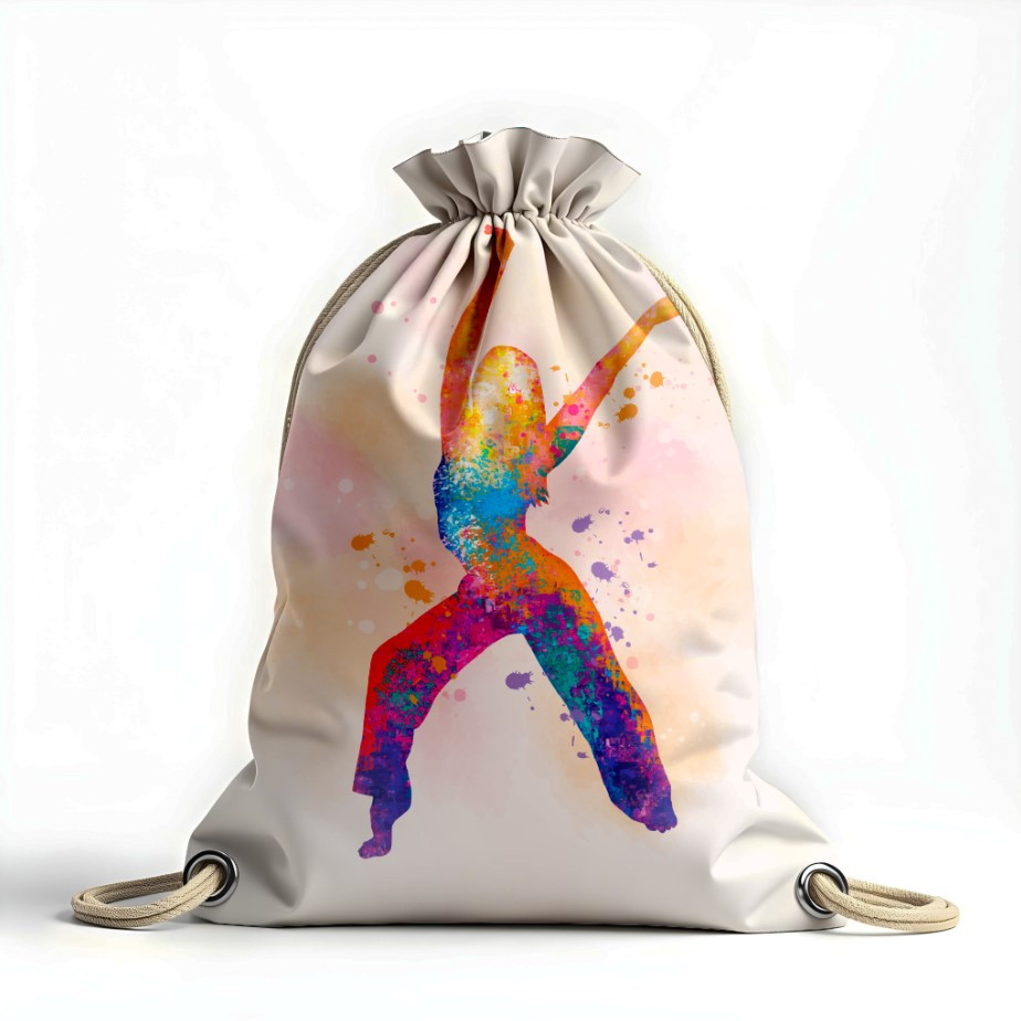 Рюкзак мішок "Брейк данс графіті арт танці малюнок фарби", фото 1