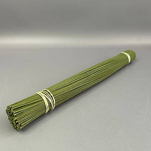 Дріт флористичний (герберний) 2 мм, довжина 40 см - 1 кг - хакі