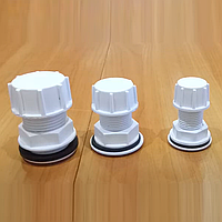 Відведення з бака в зборі 1 1/2" (50 мм) Врізка в бак “SantehPlast”