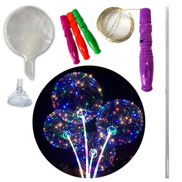 Дитяча палиця Кулька світні BOBO balloon набір 10 шт., фото 1