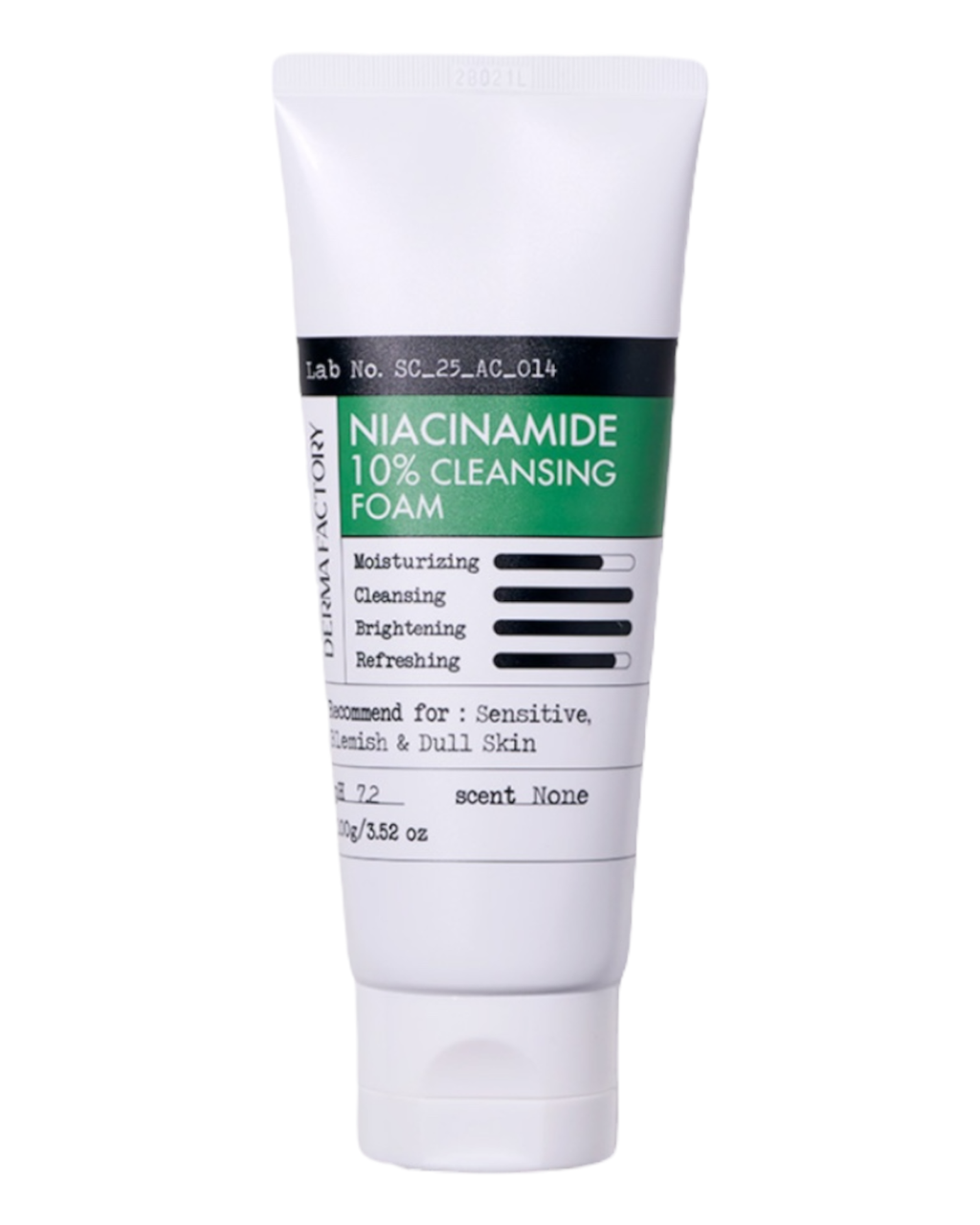 Очищуюча пінка Derma Factory Niacinamide 10% Cleansing Foam 100 г з ніацинамідом 10%