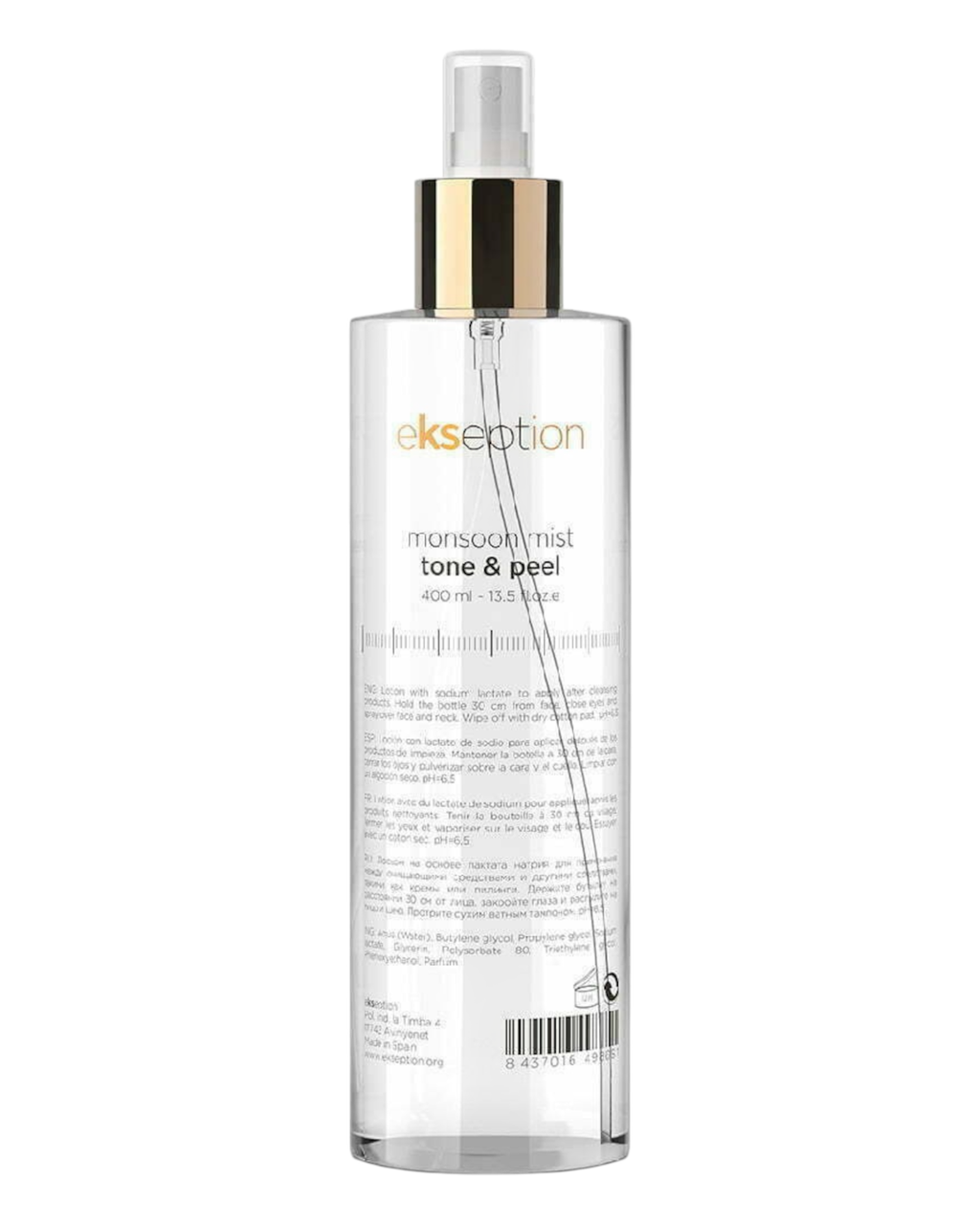 Зволожуючий тонер-міст Ekseption Monsoon Mist Tone & Peel 400 мл