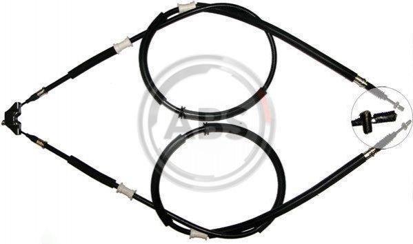 Трос ручного гальма ABS K16945 Opel Astra 24465148, 522007, 522528