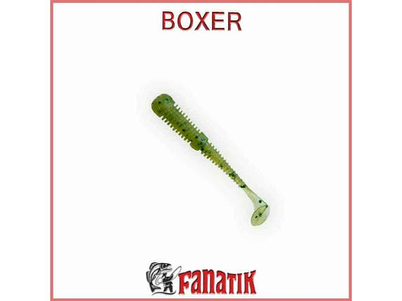 Приманка силіконова риболовна Boxer 2 (50 мм) колір 001 (10штуп) арт.00120B ТМ FANATIK FG, фото 1
