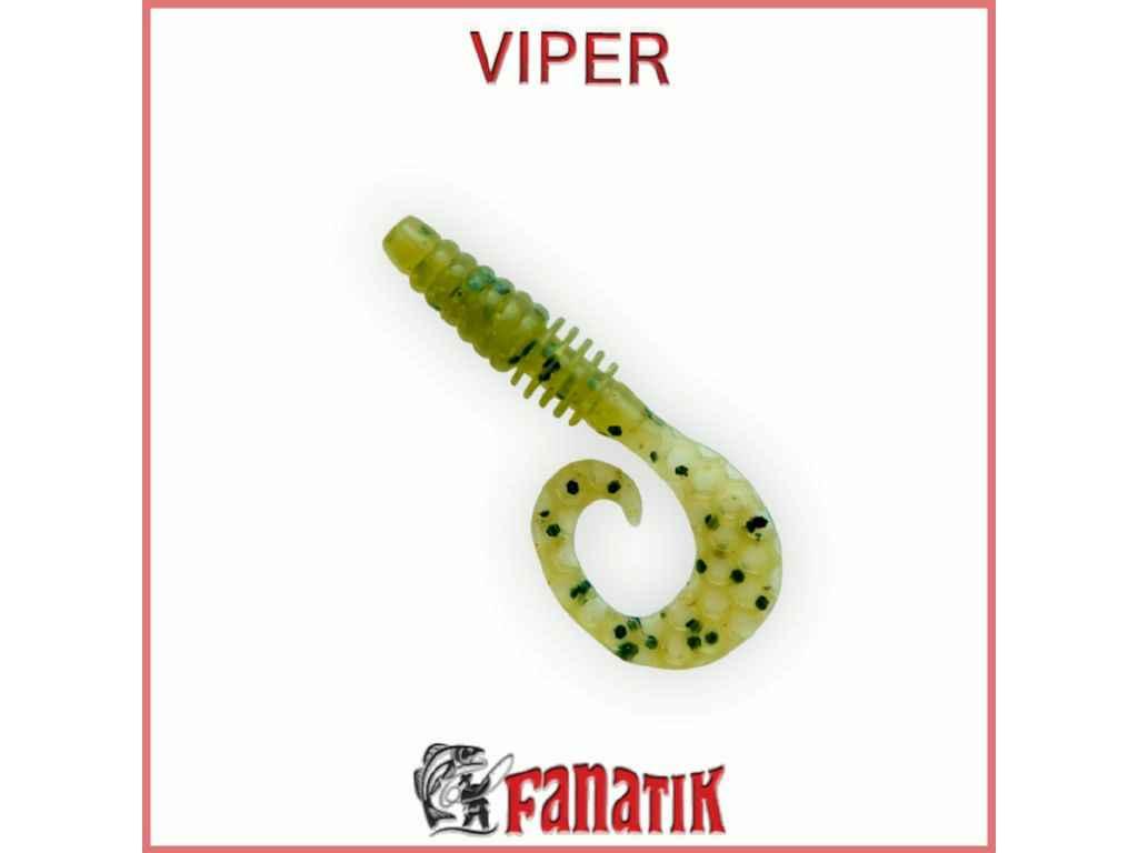 Приманка силіконова риболовна Viper 2,9 (73,6 мм) колір 001(8шт. в уп. ) ТМ FANATIK FG