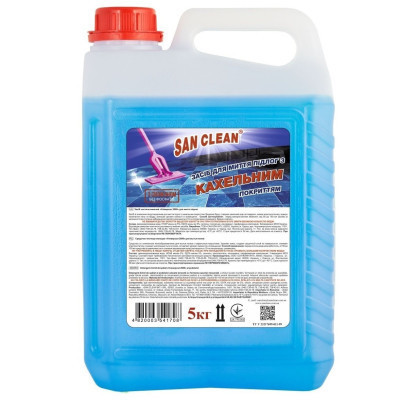 Засіб для миття підлоги San Clean для плитки та кахлю 5 кг (4820003541708), фото 1