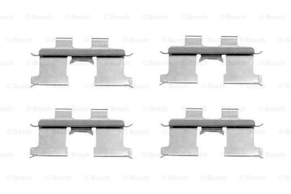 Гальмівні колодки (монтажний набір) BOSCH 1987474423 Hyundai Sonata, Santa Fe, Trajet, Tucson, Getz, Matrix;