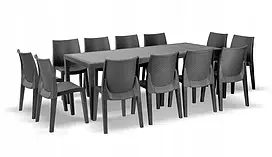 Набір меблів для свят QUEEN Lady12 — антрацит