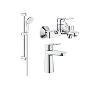 Набір змішувачів для ванни 3в1 Grohe BauLoop (UA123215M1)