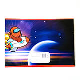 Альбом для малювання 20 аркушів скоба Among Us | альбом для рисования | зошит для малювання |, фото 3