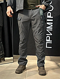 Чоловічі Штани польовийні VANGUARD Dewspo сірі без утеплення з водовідштовхувальним просоченням ТМ, фото 3