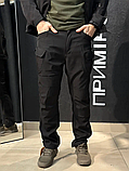 Тактичні брюки VANGUARD Dewspo штани чорного кольору весна-літо для охоронців і поліції ТМ, фото 2