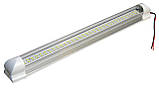 LED світильник T8 12-48V 66LED з вимикачем, для меблів та авто, фото 3