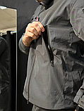 Куртка польова демісезонна з капюшоном VANGUARD Dewspo сіра без утеплення ТМ, фото 4