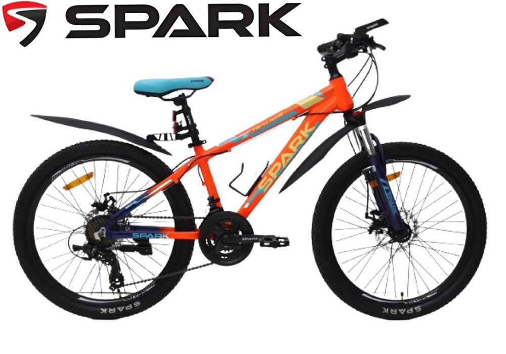 Велосипед підлітковий 24 SPARK TRACKER алюмінієва рама 13"