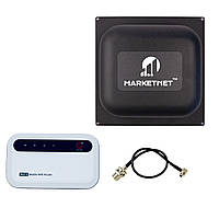 Комплект 4G LTE Wi-Fi роутер Olax MF985 + Панельна антена MARKETNET Square 19 dBi 824-960 МГц/1700-2700 МГц