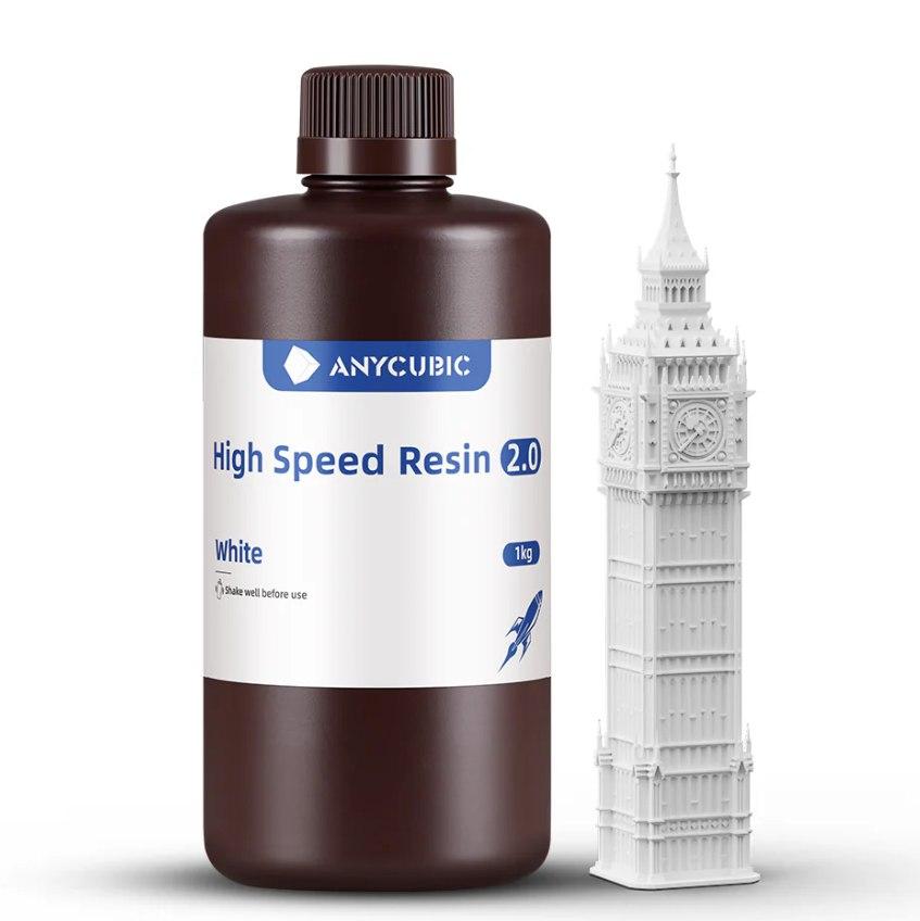 Смола для швидкого друку High Speed Resin, 1000 мл, Білий