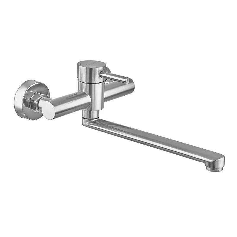 Змішувач для кухні Armata SUS-005 настінний з нержавіючої сталі, одноважільний (CH6472)