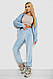 Спортивний костюм жіночий велюровий, колір блакитний, 238R107-1, фото 3