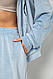 Спортивний костюм жіночий велюровий, колір блакитний, 238R107-1, фото 5