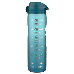 Пляшка для води ION8 1000 мл. BPA Free, Times To Drink, (ЕКО пляшка) BPA Free, Teal & Blue